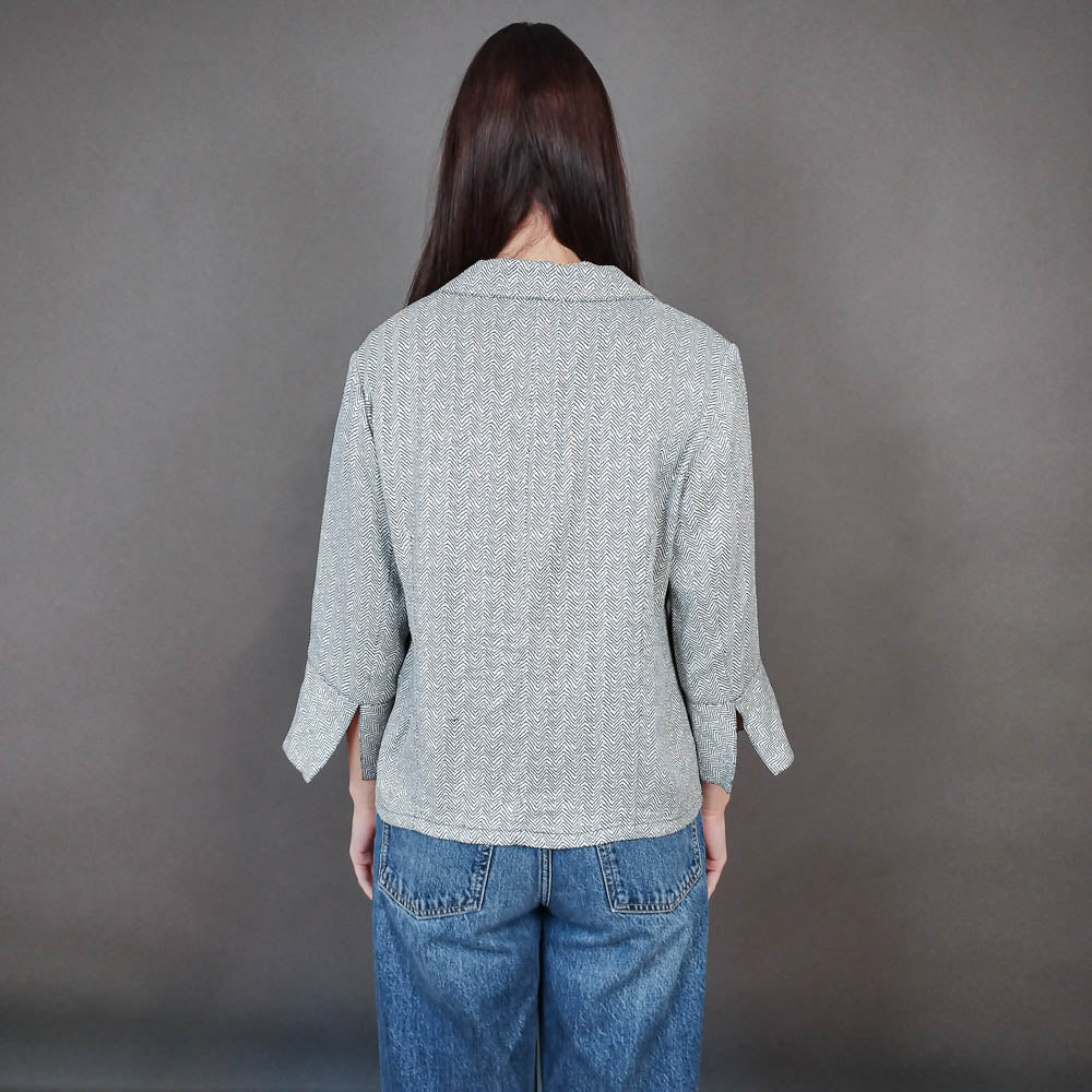 VIN-OUTW-33335 Vintage σακάκι βισκόζη M