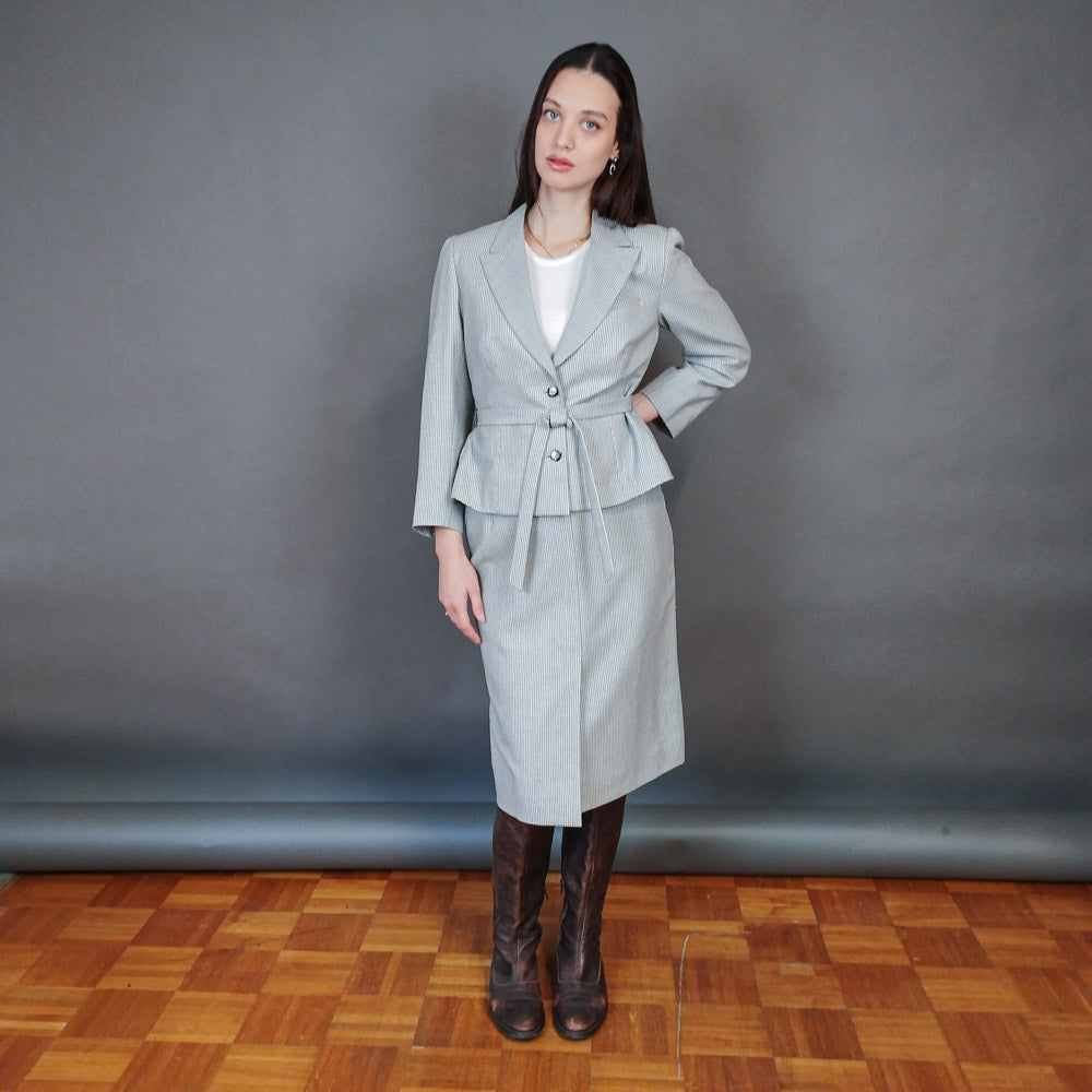 VIN-OUTW-33317 Vintage σακάκι pied de poule M