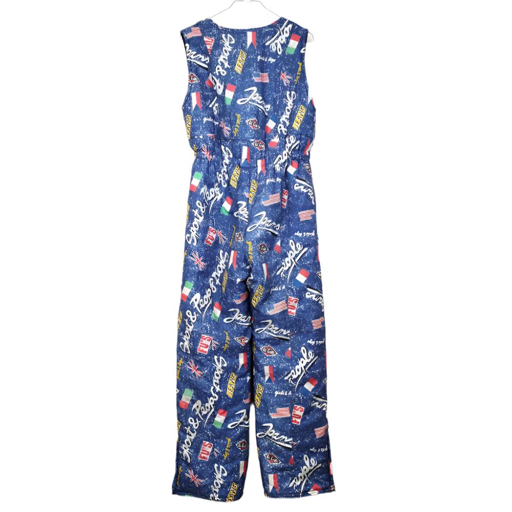 VIN-TR-29268 Vintage στολή σκι ολόσωμη S