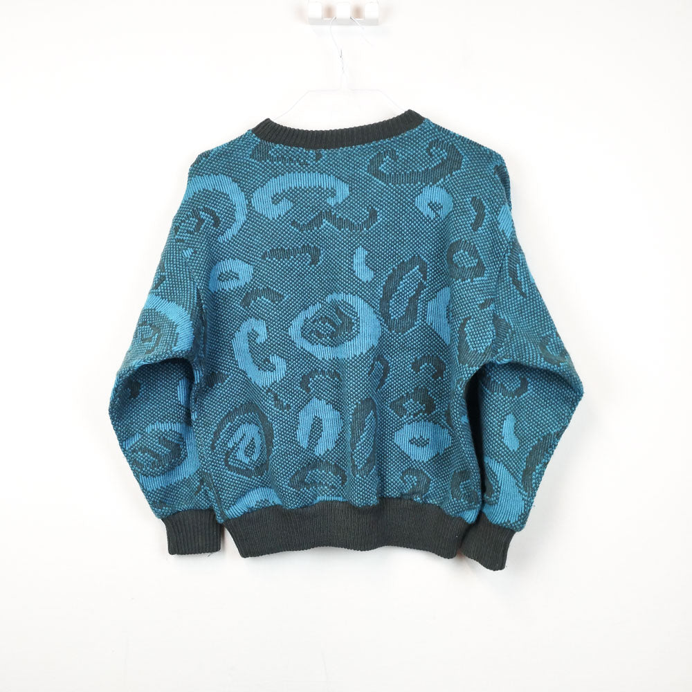 VIN-KNIT-29178 Vintage μπλούζα πλεκτή M-L