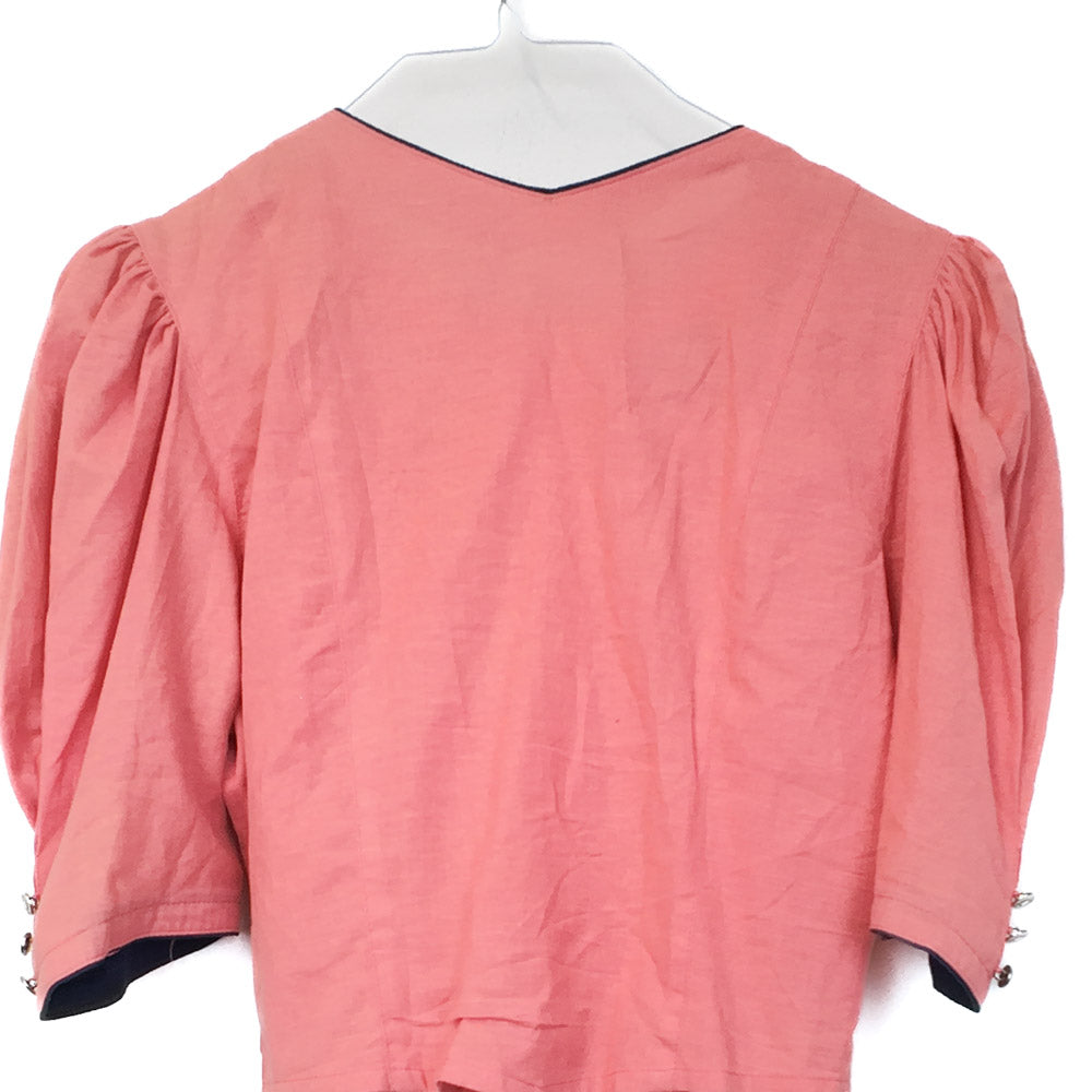 VIN-BLO-35495 Vintage top trachten style S-M