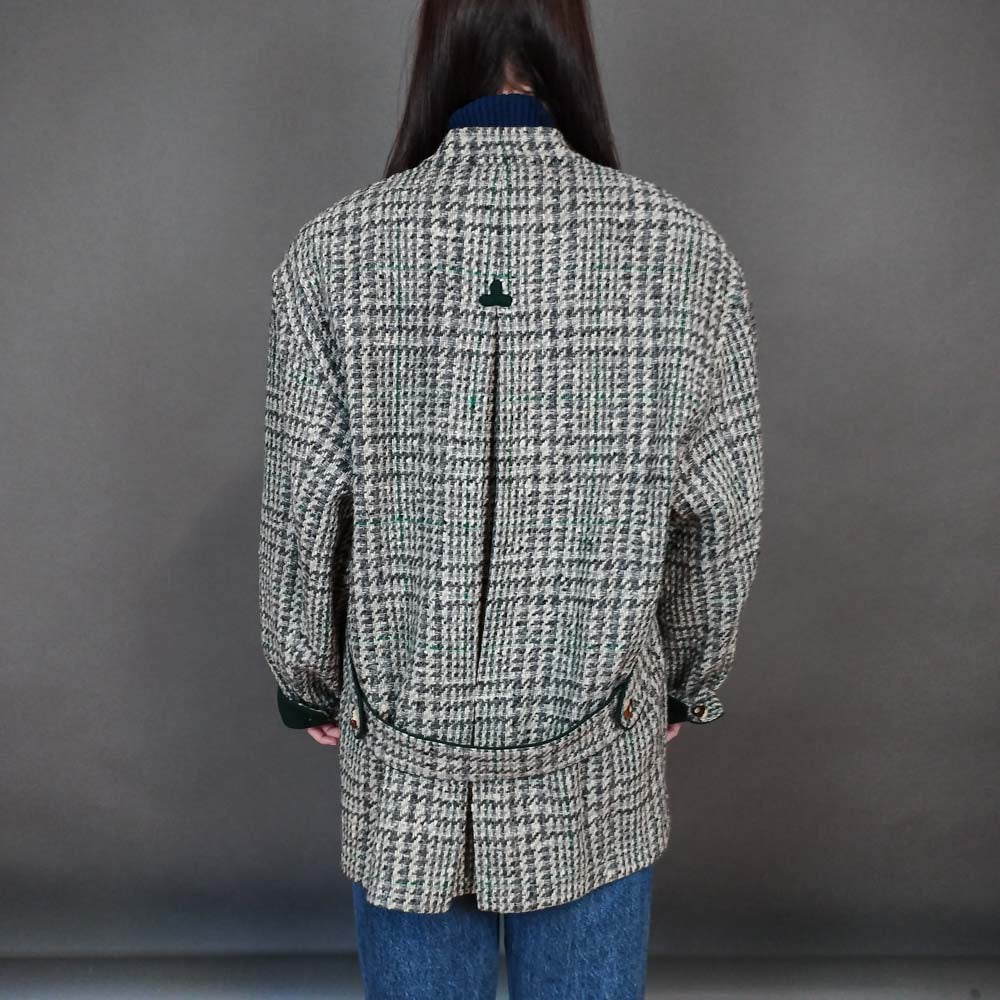 VIN-OUTW-33312 Vintage παλτό μάλλινο γυναικείο L