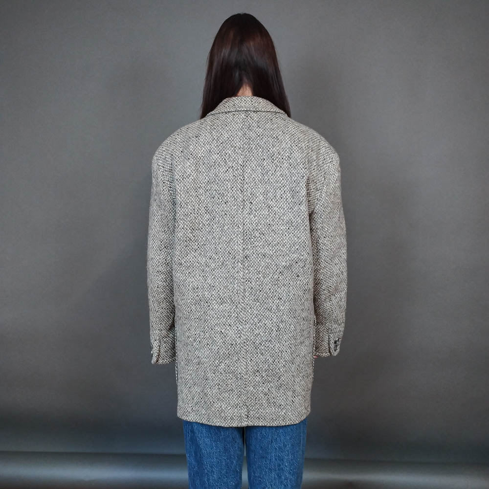 VIN-OUTW-33323 Vintage παλτό ολόμαλλο γυναικείο L