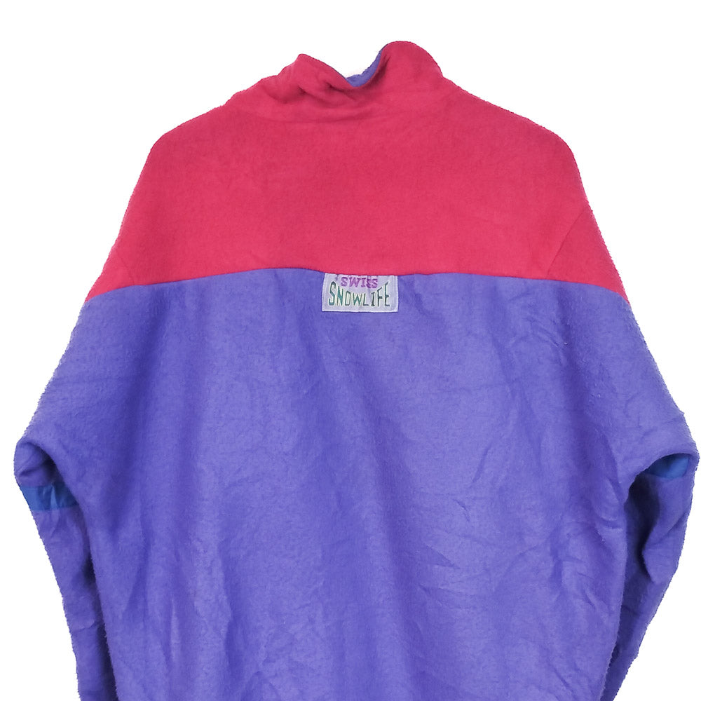 VIN-SW-33711 Vintage crazy φλις ζακέτα γυναικεία L