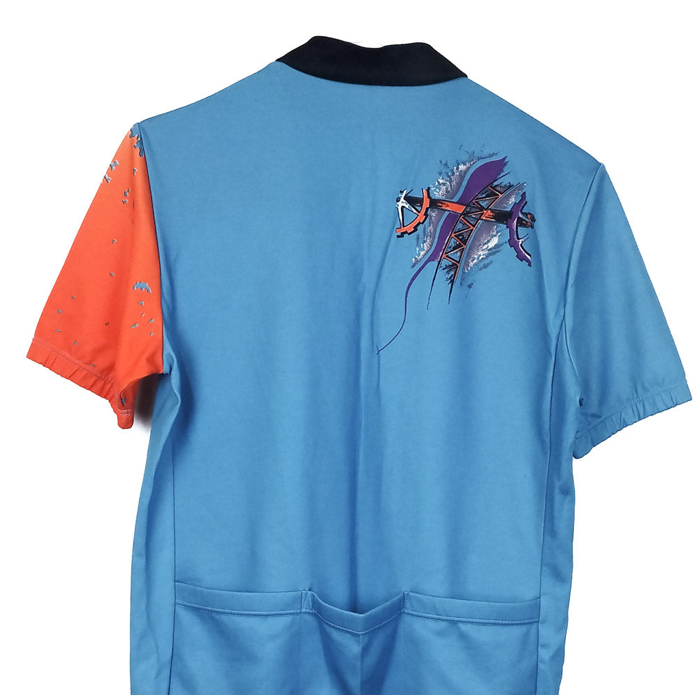 VIN-TEE-34481 Vintage cycling jersey unisex M-L