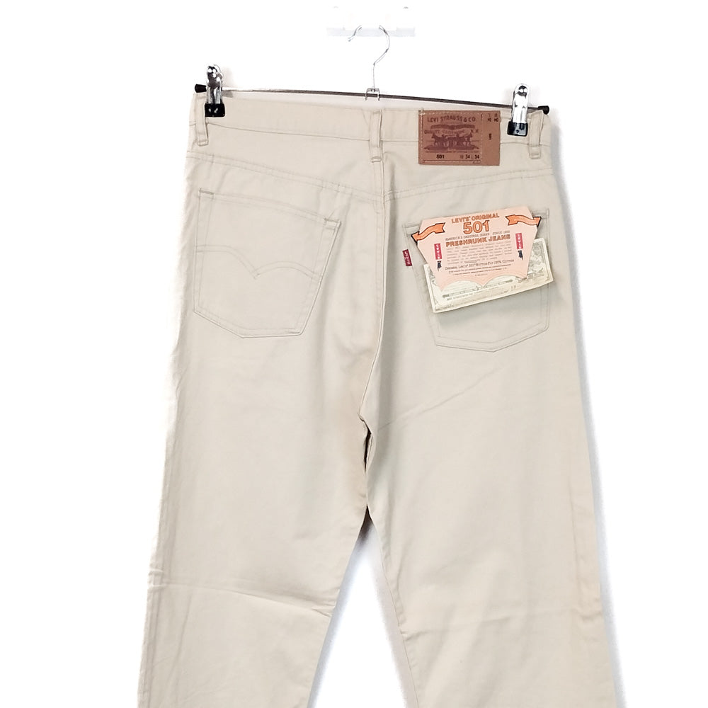 VIN-TR-35097 Vintage denim παντελόνι Levi's 501 deadstock W34 L34