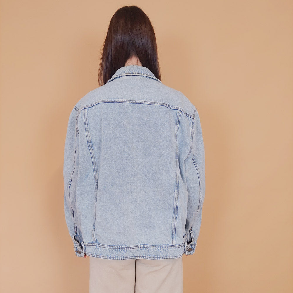 VIN-OUTW-34216 Vintage 90's style denim jacket L