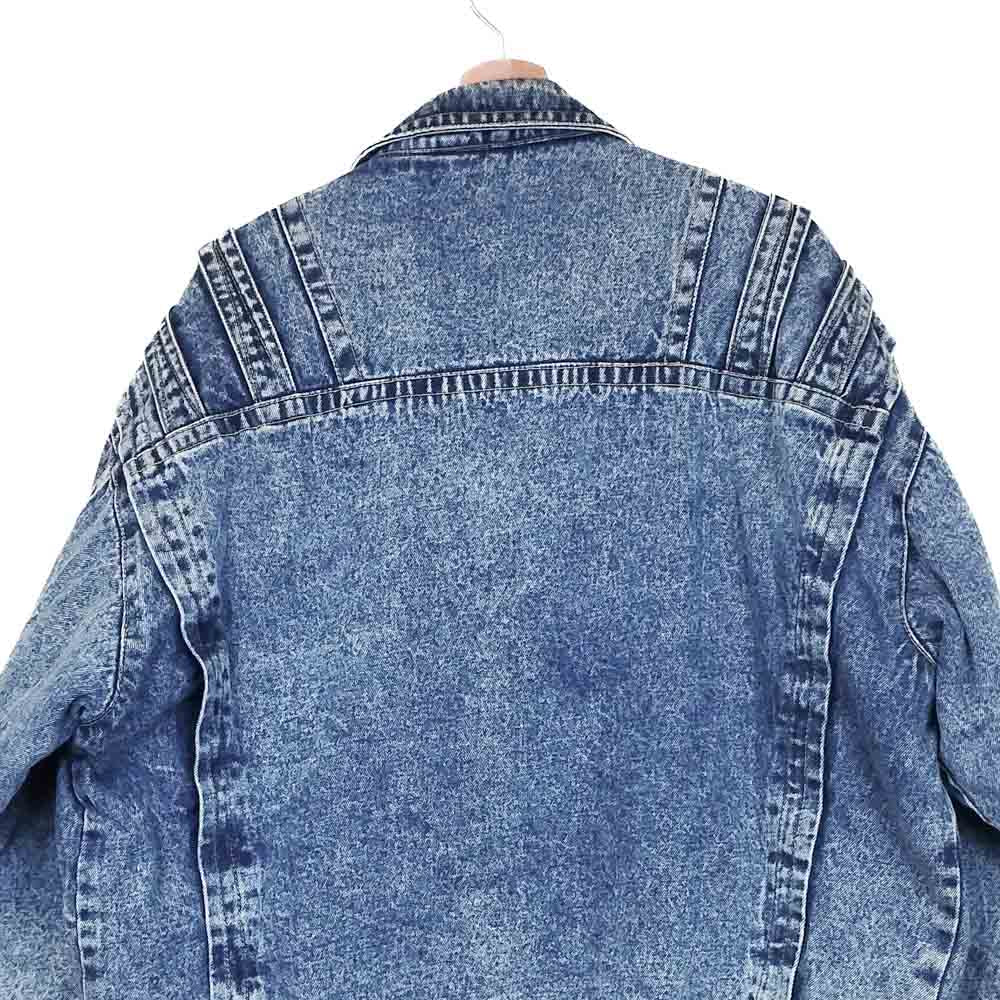 VIN-OUTW-33933 Vintage denim jacket με επένδυση L
