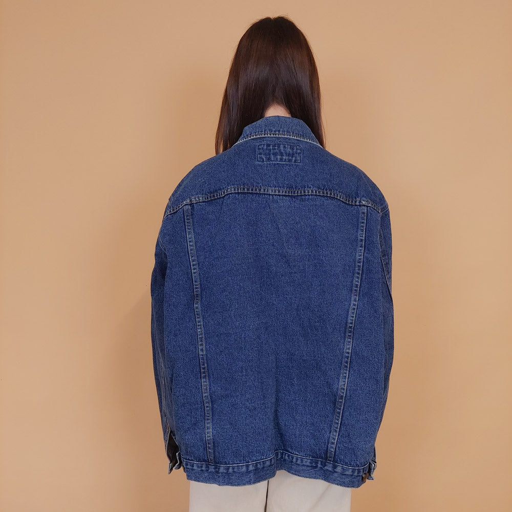 VIN-OUTW-34221 Vintage 90's style denim jacket L-XL