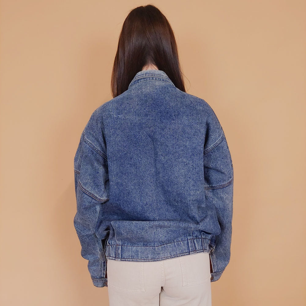 VIN-OUTW-34179 Vintage 90's style denim jacket M