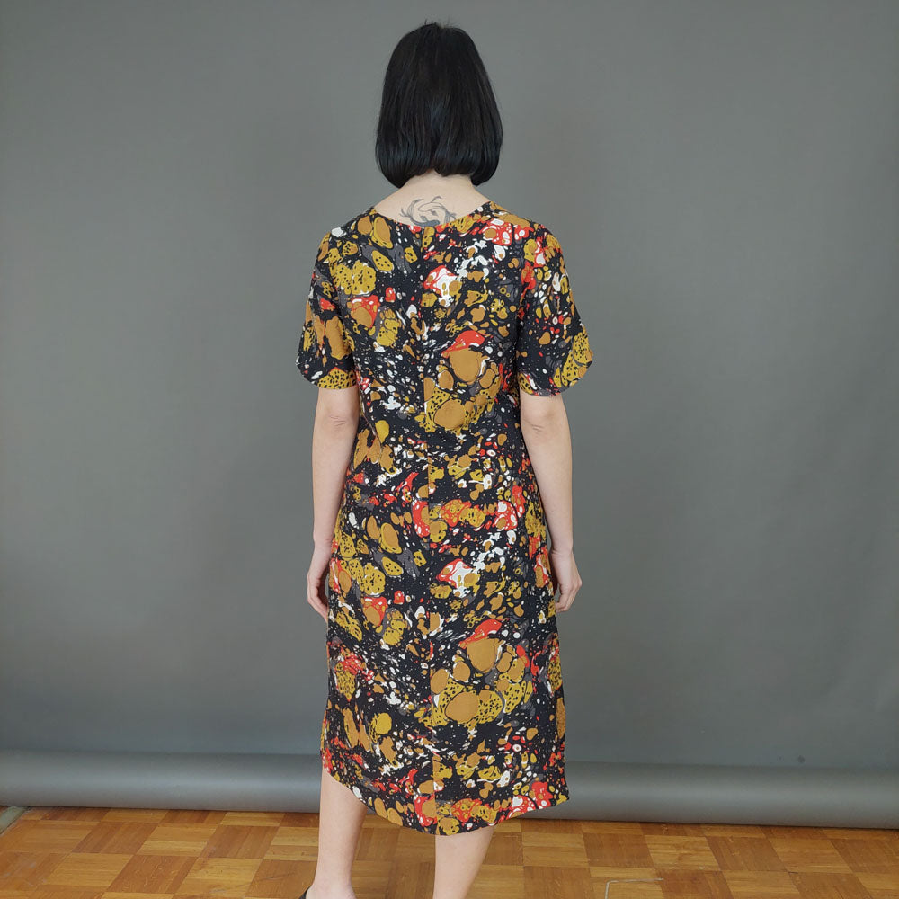 VIN-DR-27037 Vintage φόρεμα M