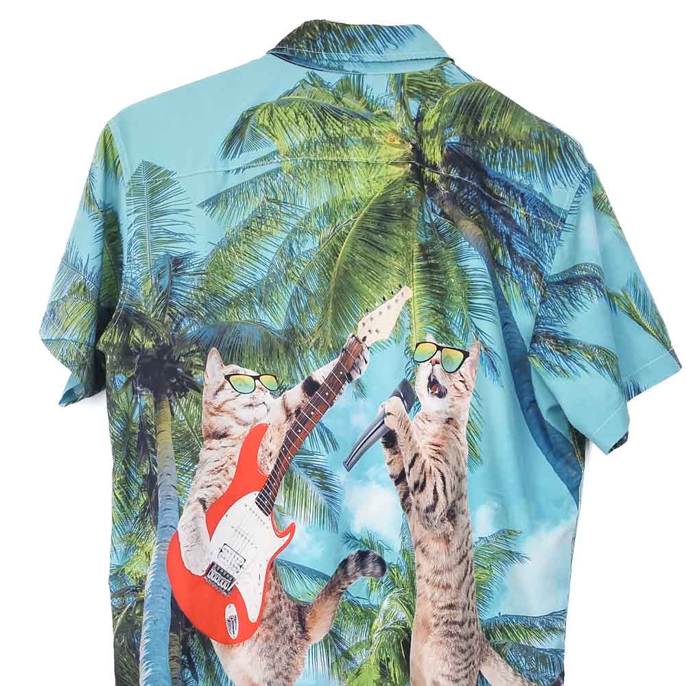 VIN-SHI-35016 Vintage πουκάμισο hawaiian style L
