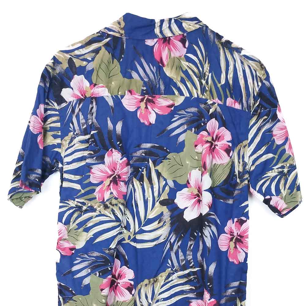 VIN-SHI-35018 Vintage πουκάμισο βαμβακερό hawaiian style L