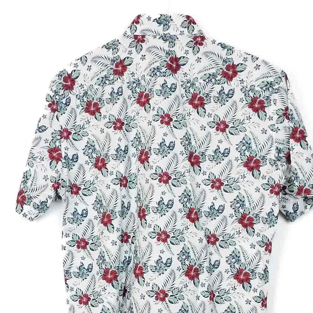 VIN-SHI-34992 Vintage πουκάμισο βαμβακερό hawaiian style M