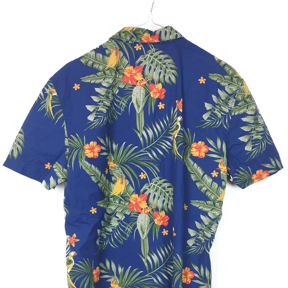 VIN-SHI-34940 Vintage πουκάμισο βαμβακερό hawaiian style M