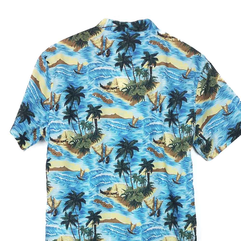 VIN-SHI-34957 Vintage πουκάμισο hawaiian style M