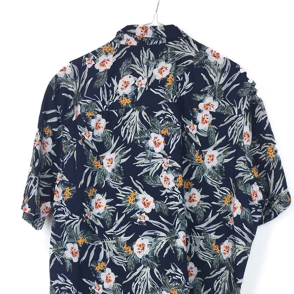 VIN-SHI-34951 Vintage πουκάμισο βαμβακερό hawaiian style XL
