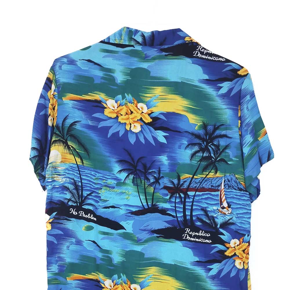 VIN-SHI-34953 Vintage πουκάμισο hawaiian style M