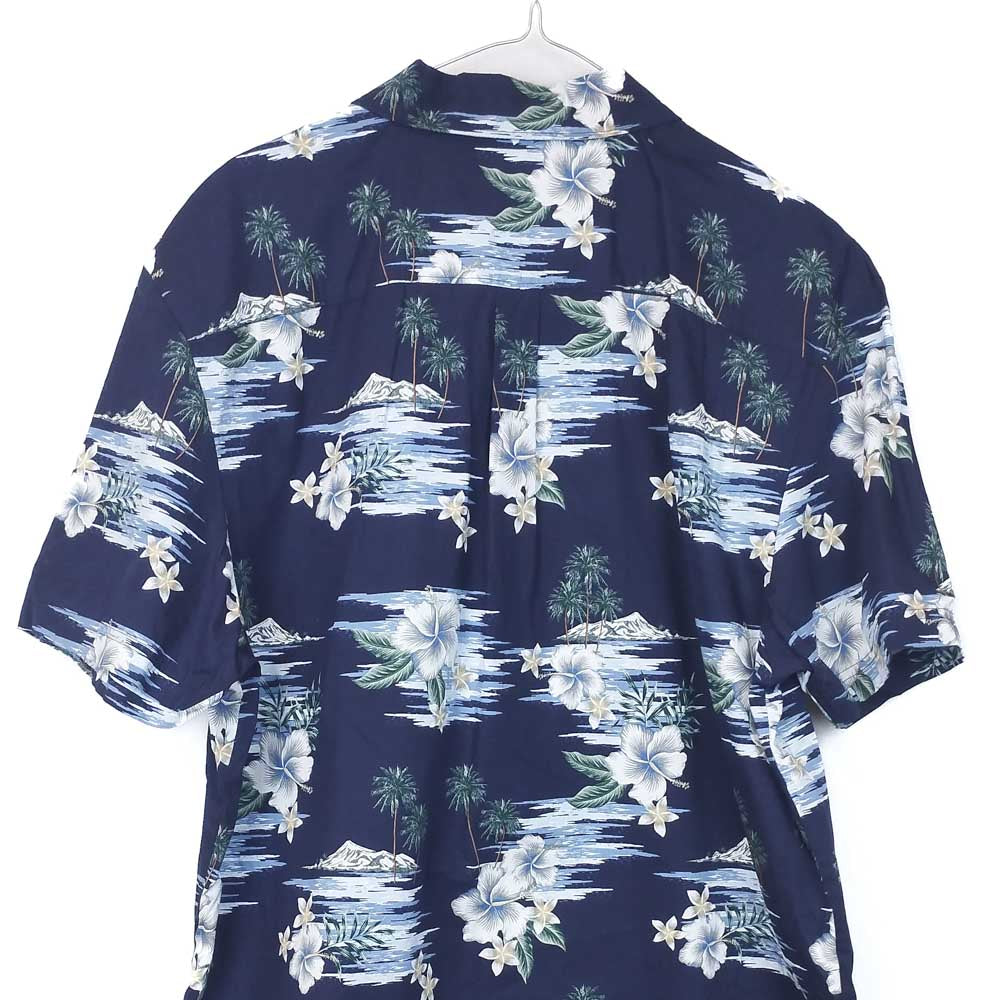 VIN-SHI-34980 Vintage πουκάμισο βαμβακερό hawaiian style 2ΧL