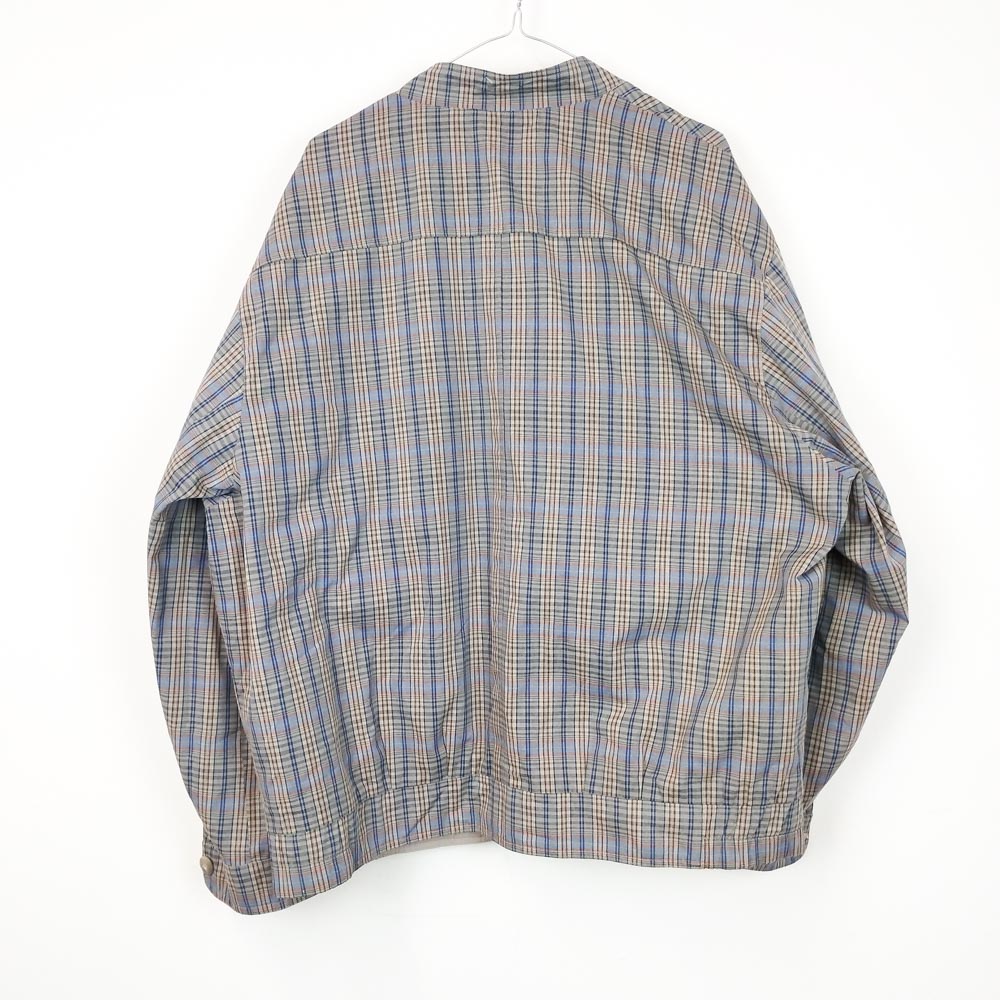 VIN-OUTW-26573 Vintage μπουφάν καρό L-XL