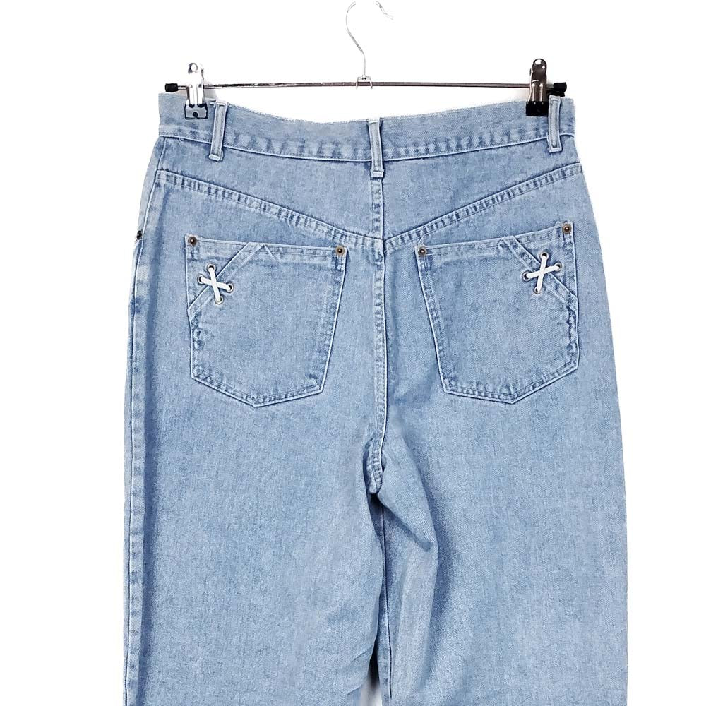 VIN-TR-34332 Vintage ψηλόμεσο τζιν παντελόνι L