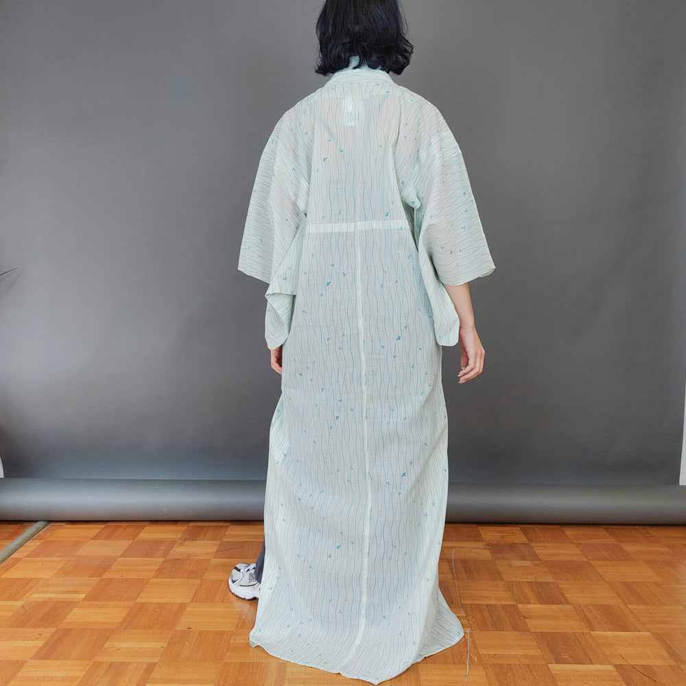 VIN-JAP-26712 Vintage ιαπωνικό κιμονό αυθεντικό Free size