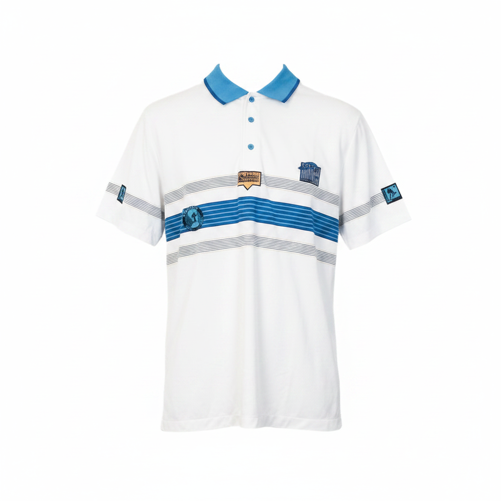 VIN-TEE-34617 Vintage κοντομάνικη μπλούζα polo XL