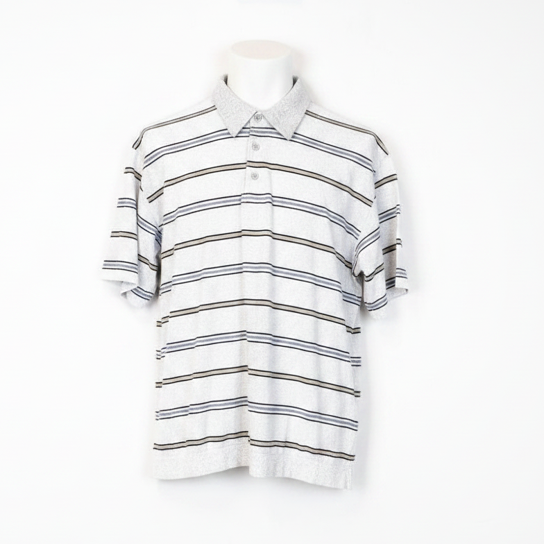 VIN-TEE-34622 Vintage κοντομάνικη βαμβακερή μπλούζα polo Μ