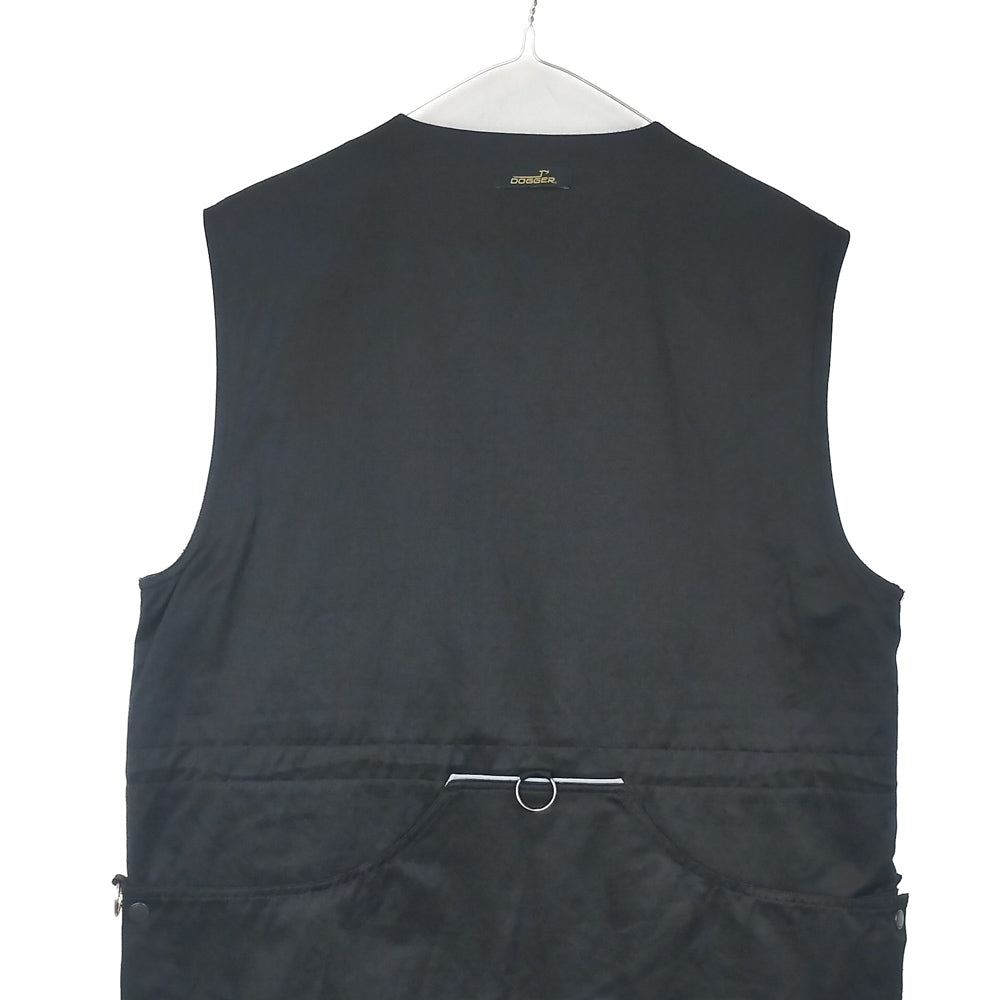 VIN-OUTW-34591 Vintage γιλέκο εργασίας μαύρο unisex M