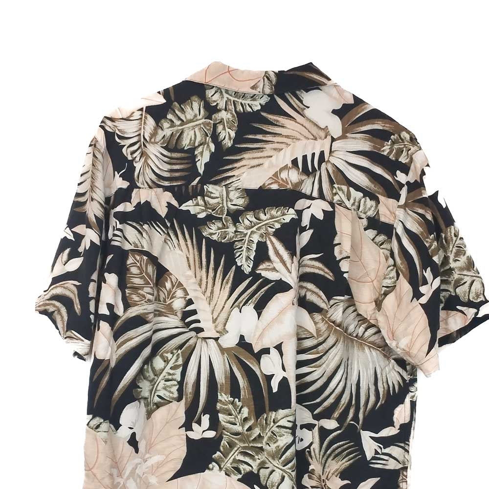 VIN-SHI-34655 Vintage πουκάμισο μεταξωτό hawaiian style M