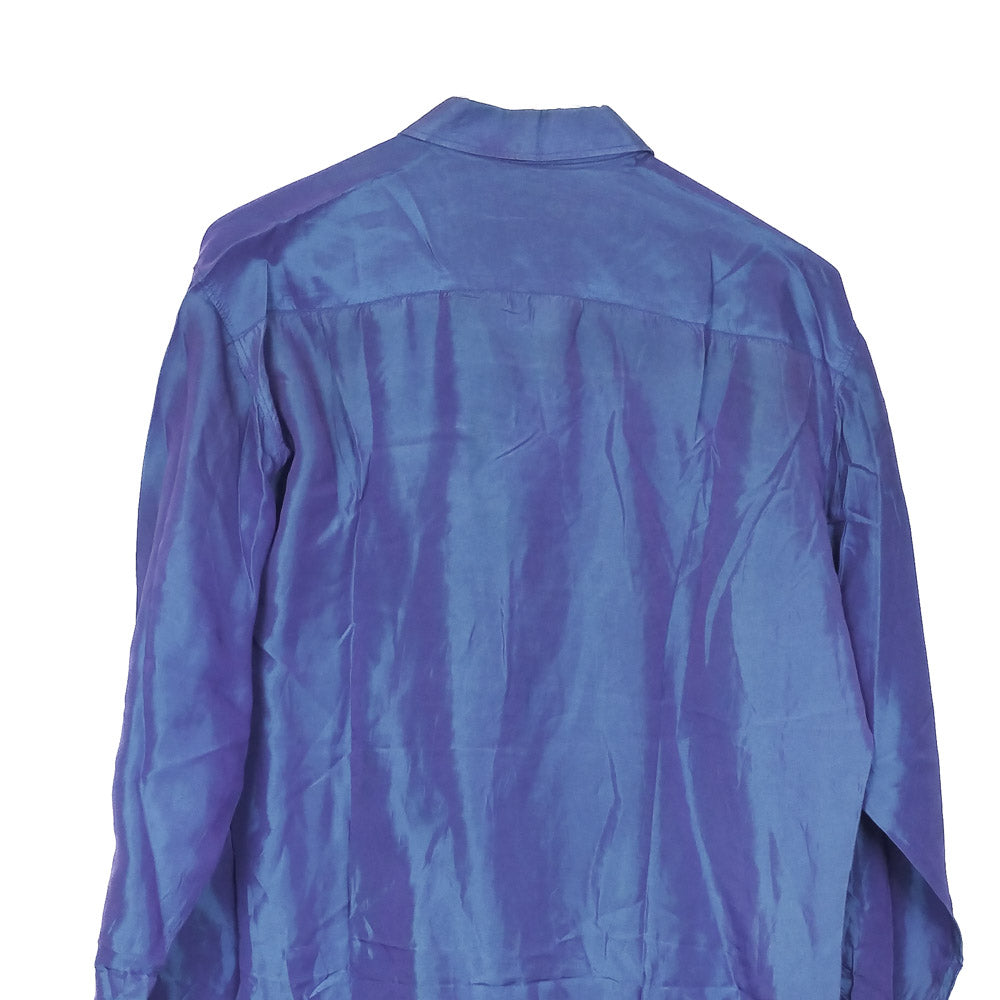 VIN-SHI-34633 Vintage πουκάμισο μεταλλιζέ L-XL