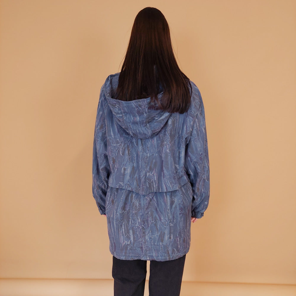 VIN-OUTW-30385 Vintage jacket 80s-90s style εμπριμέ M-L