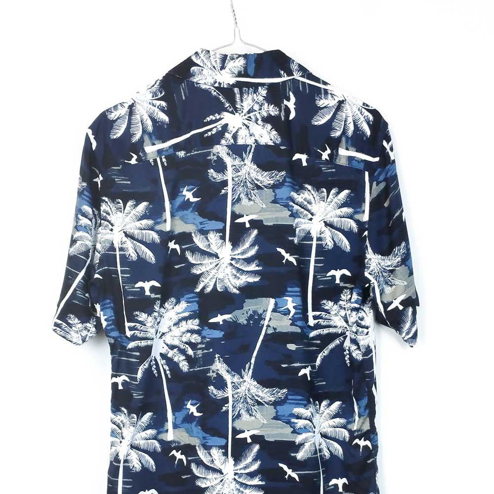 VIN-SHI-31509 Vintage πουκάμισο Hawaiian print XS