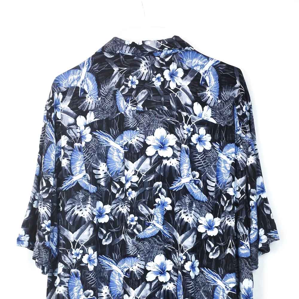 VIN-SHI-31545 Vintage πουκάμισο Hawaiian print 2XL