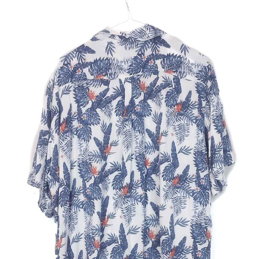 VIN-SHI-35240 Vintage πουκάμισο βισκόζη hawaiian style 2XL