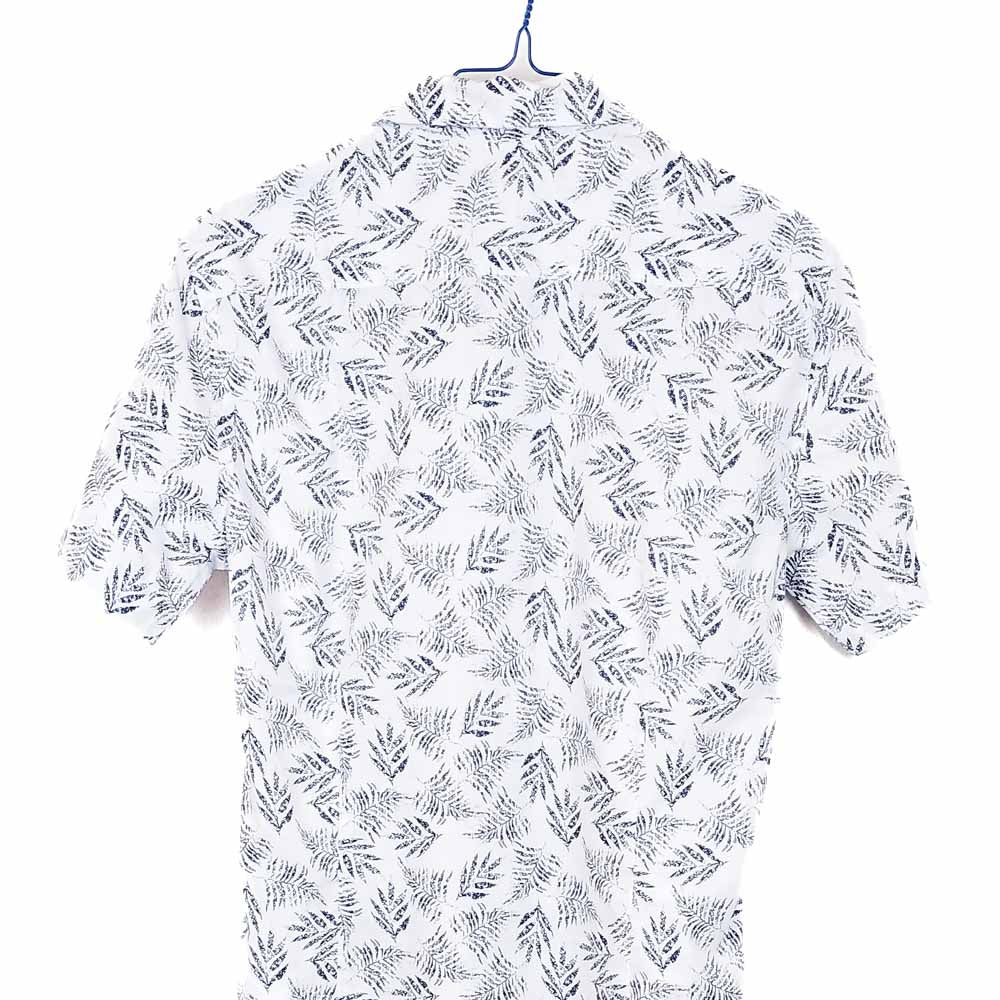 VIN-SHI-31819 Vintage πουκάμισο hawaiian print S