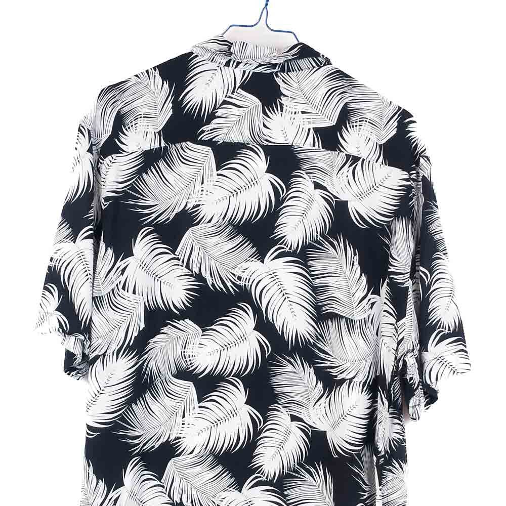 VIN-SHI-31815 Vintage πουκάμισο βισκόζη hawaiian print L