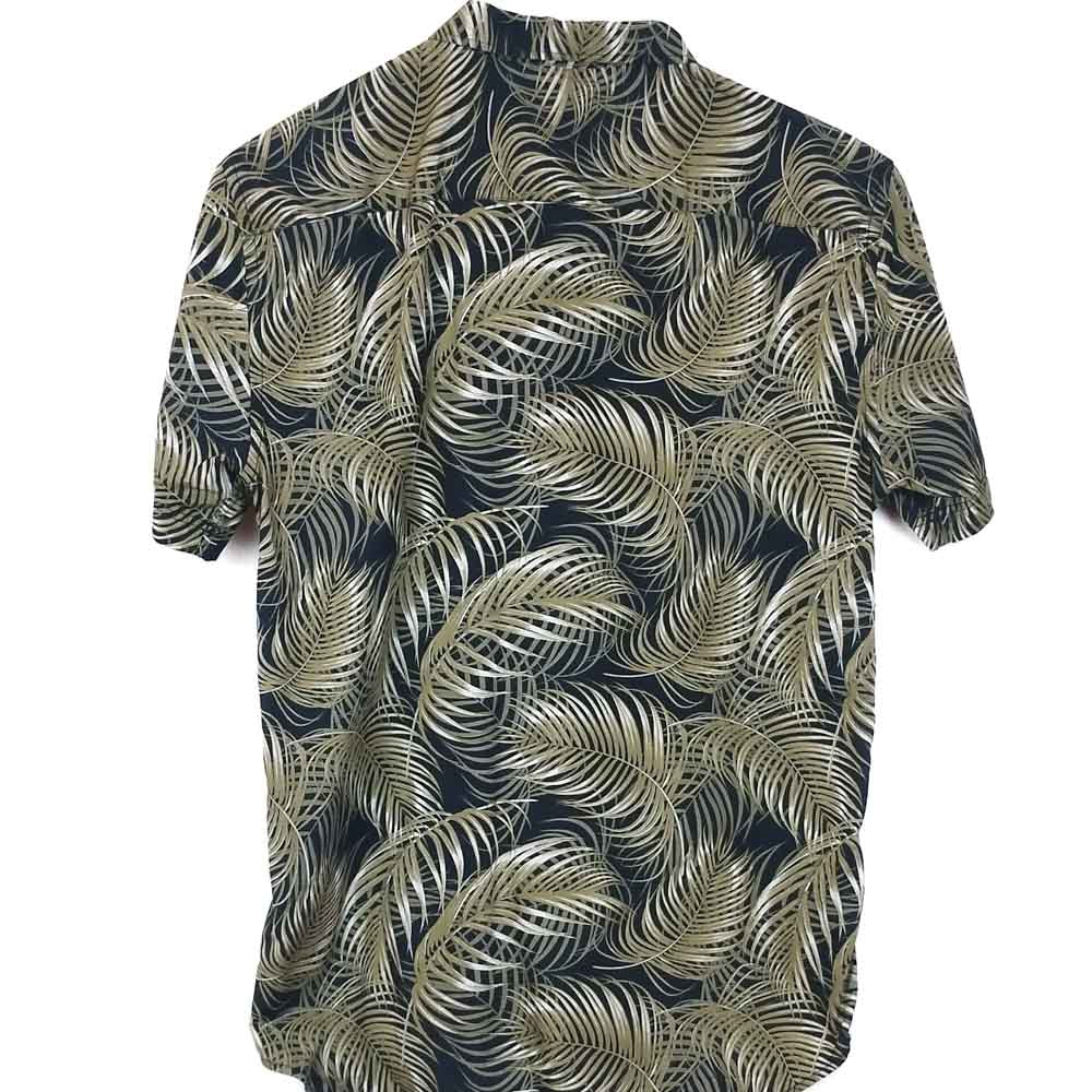 VIN-SHI-31693 Vintage πουκάμισο Hawaiian print S