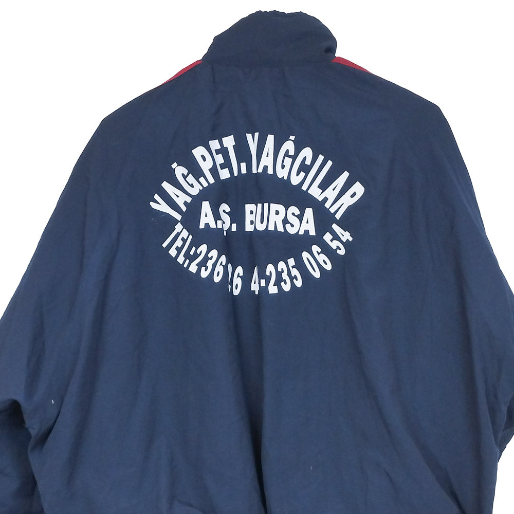 VIN-SW-33769 Vintage αντιανεμική ζακέτα unisex 90's style 2XL