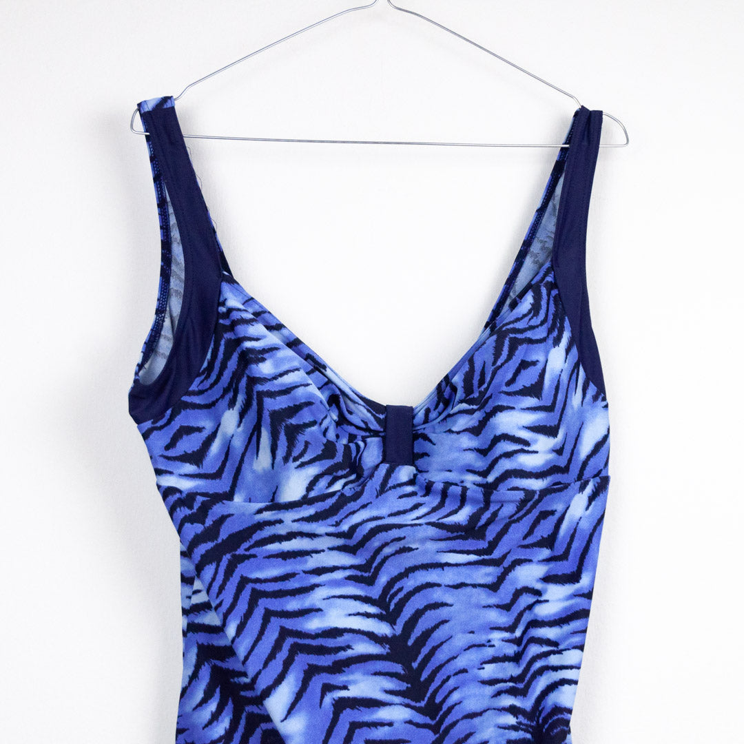 VIN-SWI-24063 Vintage μαγιό ολόσωμο 2XL