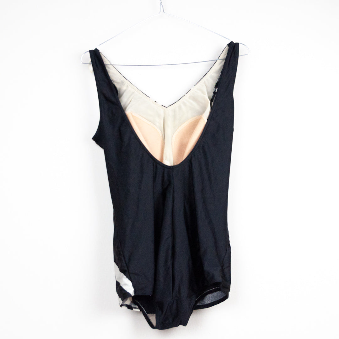 VIN-SWI-24064 Vintage μαγιό ολόσωμο 2XL