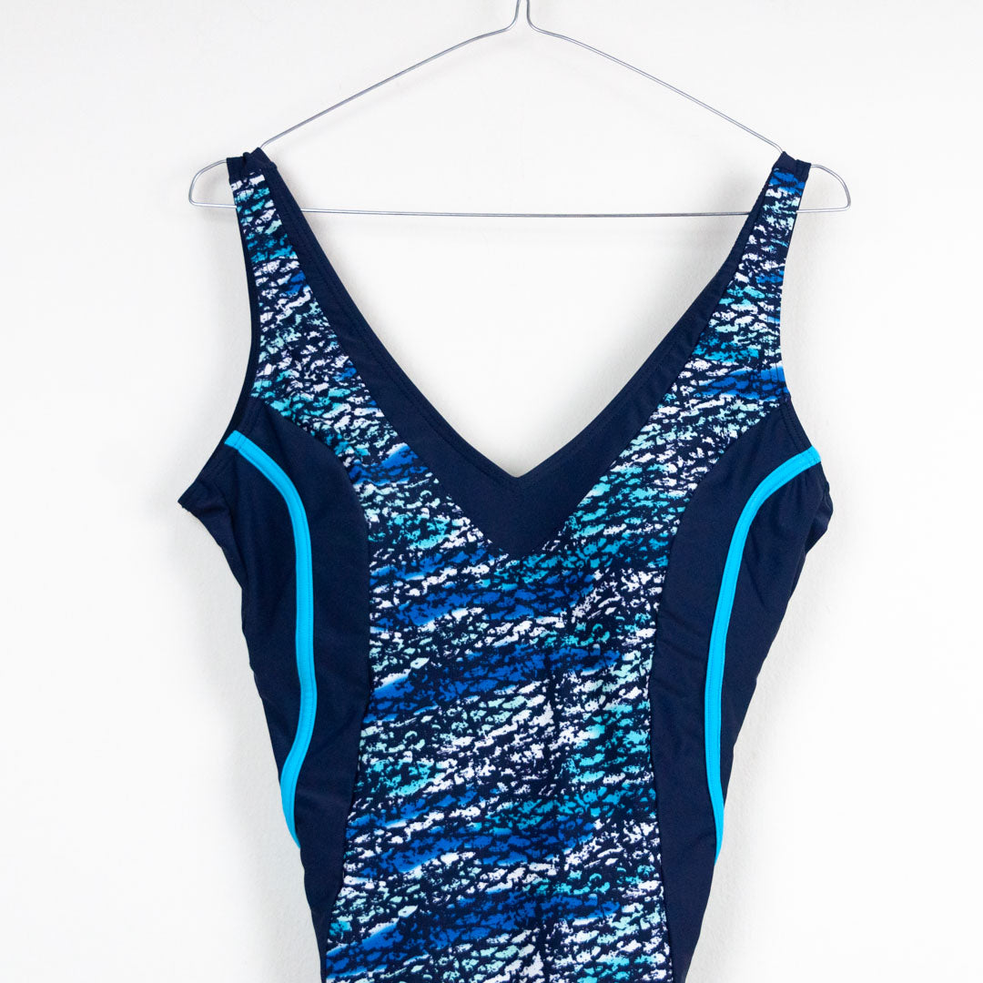 VIN-SWI-24035 Vintage μαγιό ολόσωμο L-XL