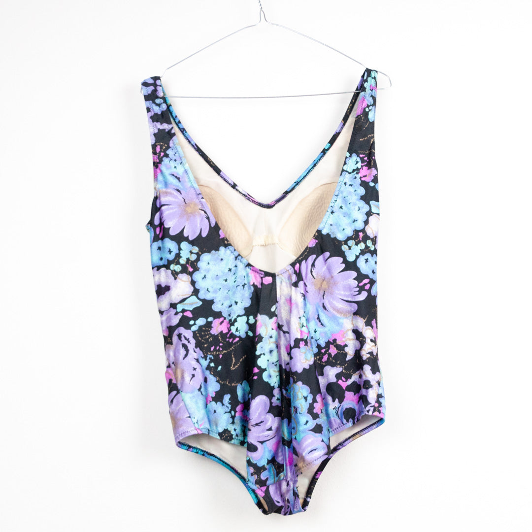 VIN-SWI-24044 Vintage μαγιό ολόσωμο 2XL