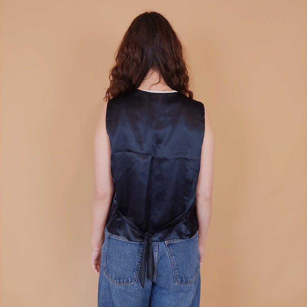 VIN-OUTW-34918 Vintage γιλέκο boho style L-XL