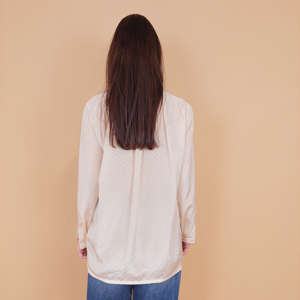 VIN-BLO-31300 Vintage πουκάμισο σατέν Betty Barclay L