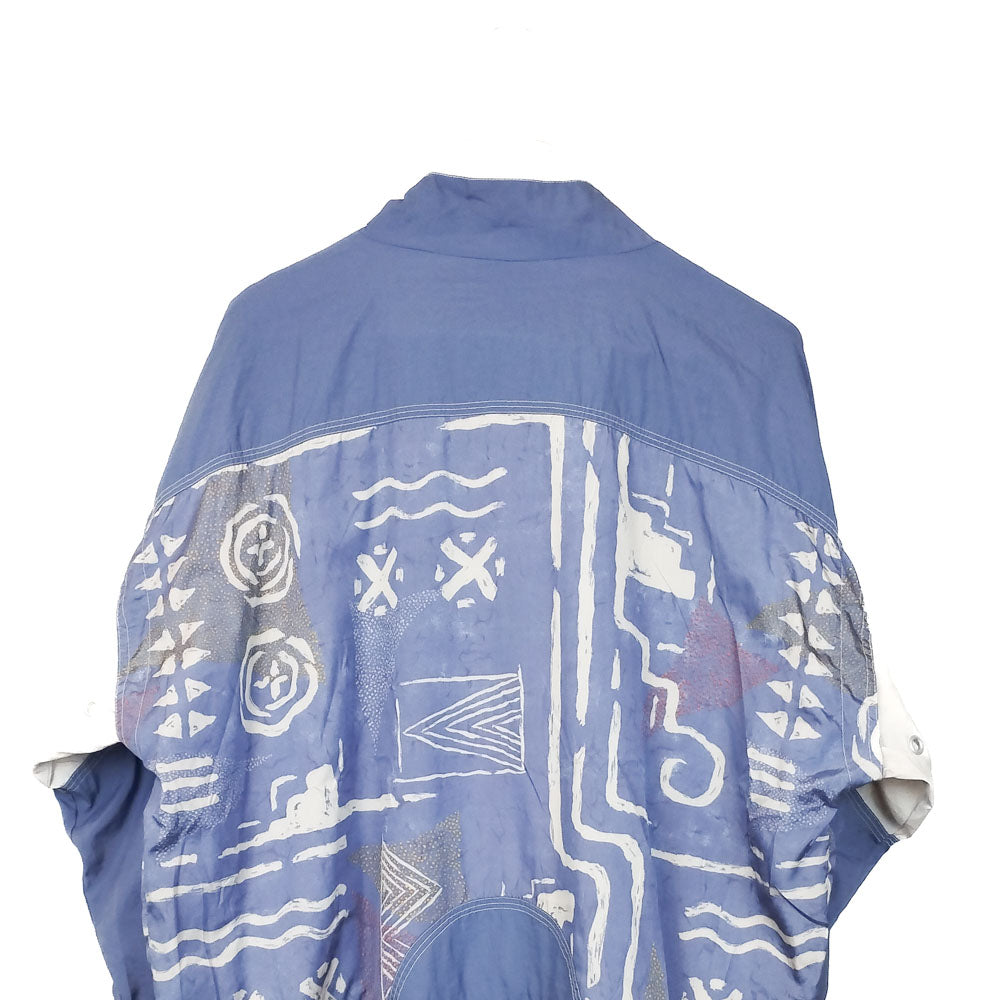 VIN-SW-34256 Vintage αντιανεμική ζακέτα unisex 90's style L