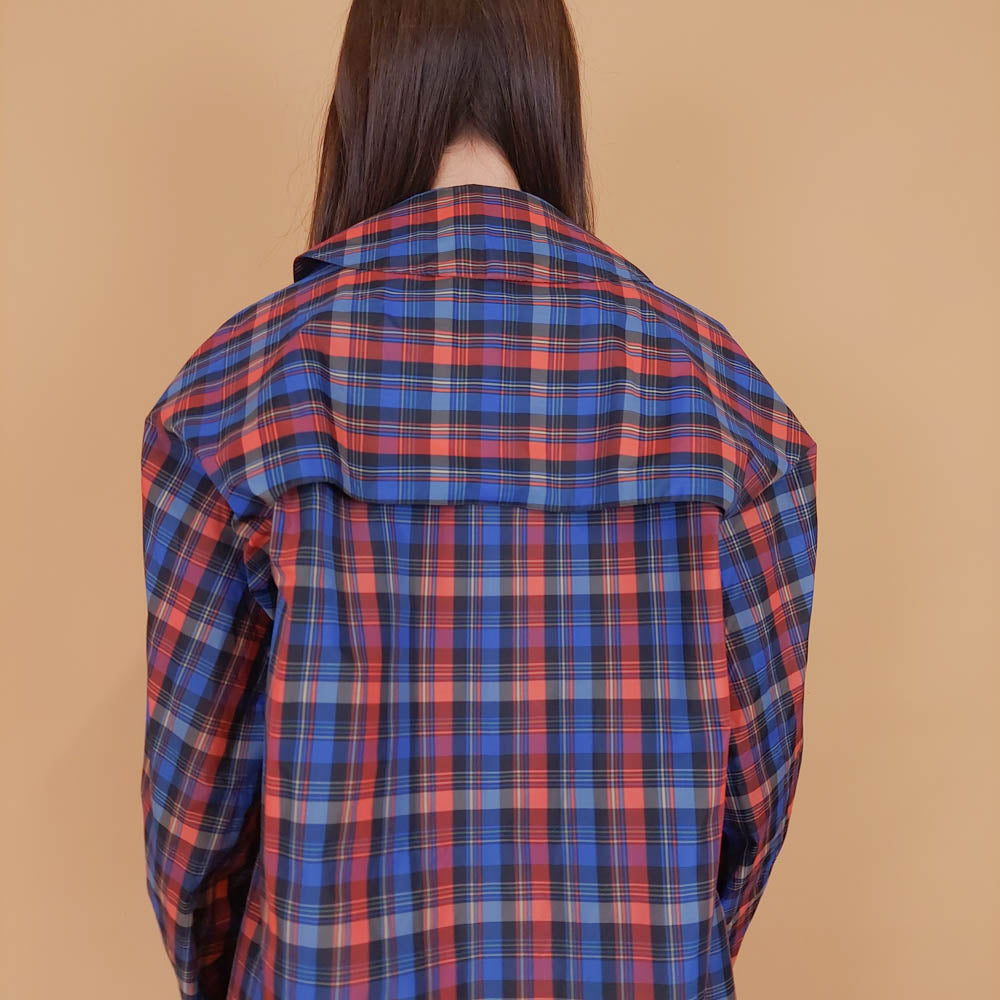 VIN-OUTW-34186 Vintage καμπαρντίνα αδιάβροχη γυναικεία S-M