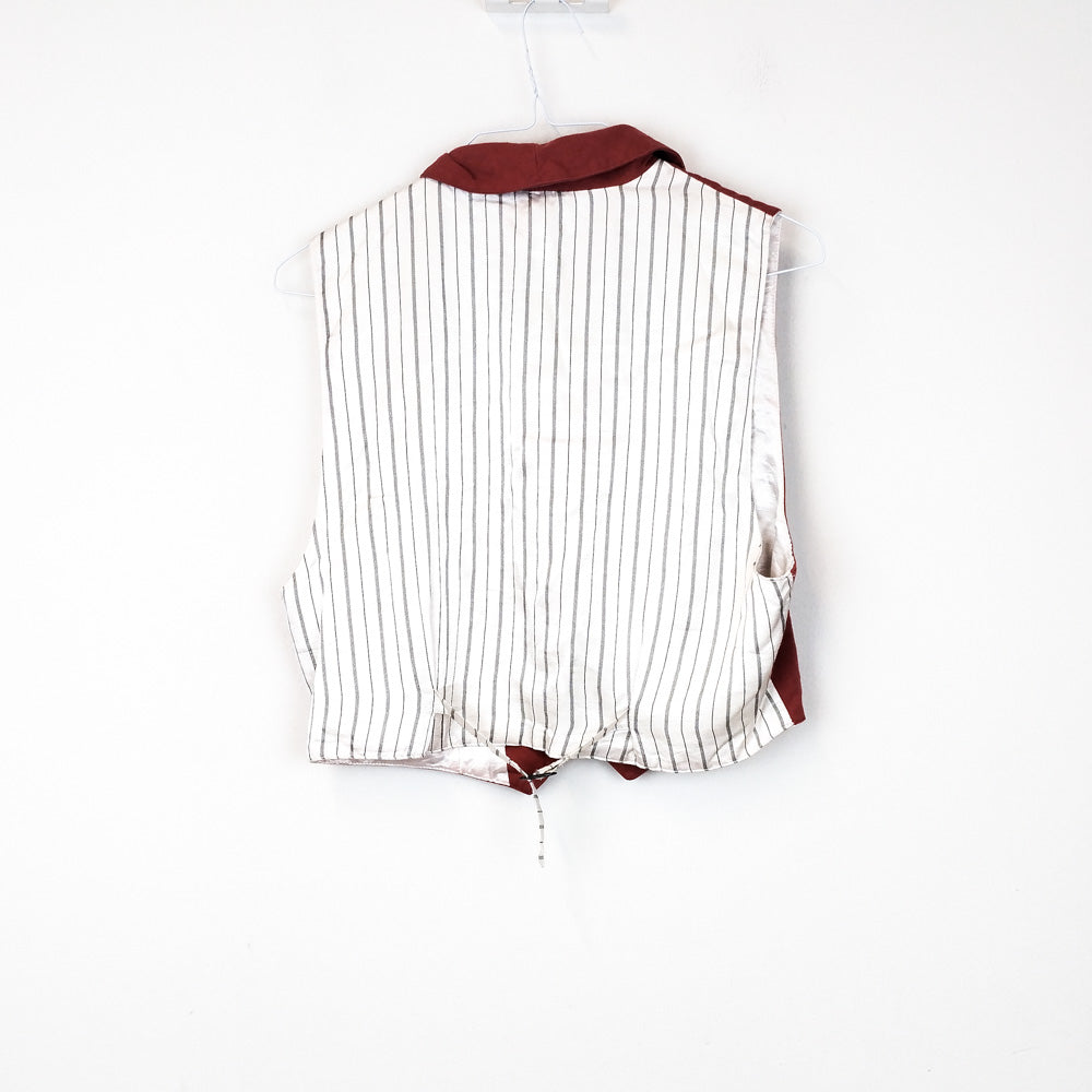 VIN-BLO-30797 Vintage γιλέκο κροπ M