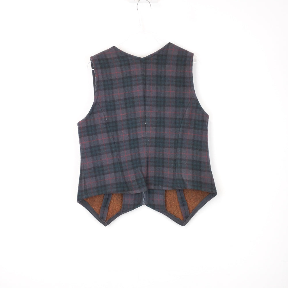 VIN-OUTW-30802 Vintage γιλέκο καρό M