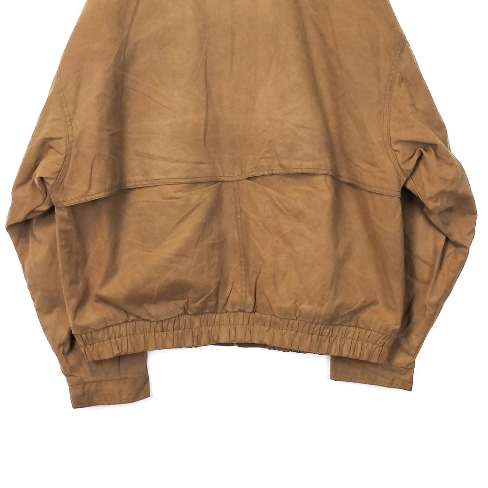 VIN-OUTW-33643 Vintage waxed jacket unisex κάμελ L